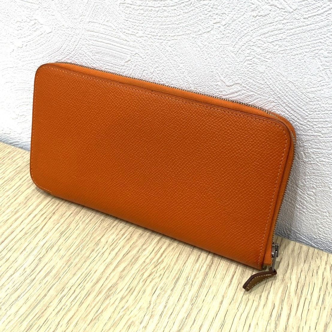 HERMES エルメス アザップロングシルクイン シルバー金具 長財布