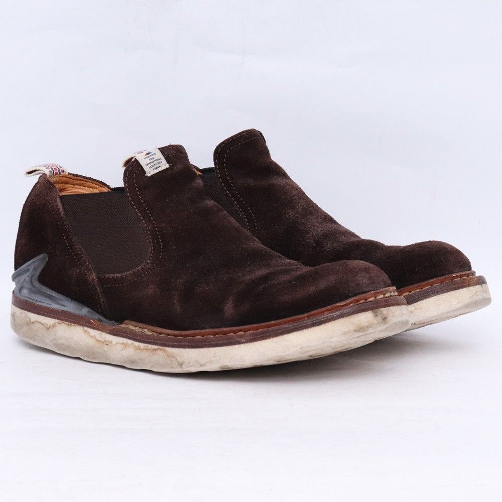 VISVIM GORNERGRAT-FOLK サイドゴアブーツ US9 ブラウン V10007308-03
