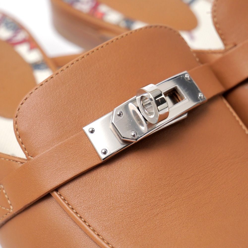 □美品□HERMES エルメス オズ ミュール サイズ36 1/2 ケリーバックル