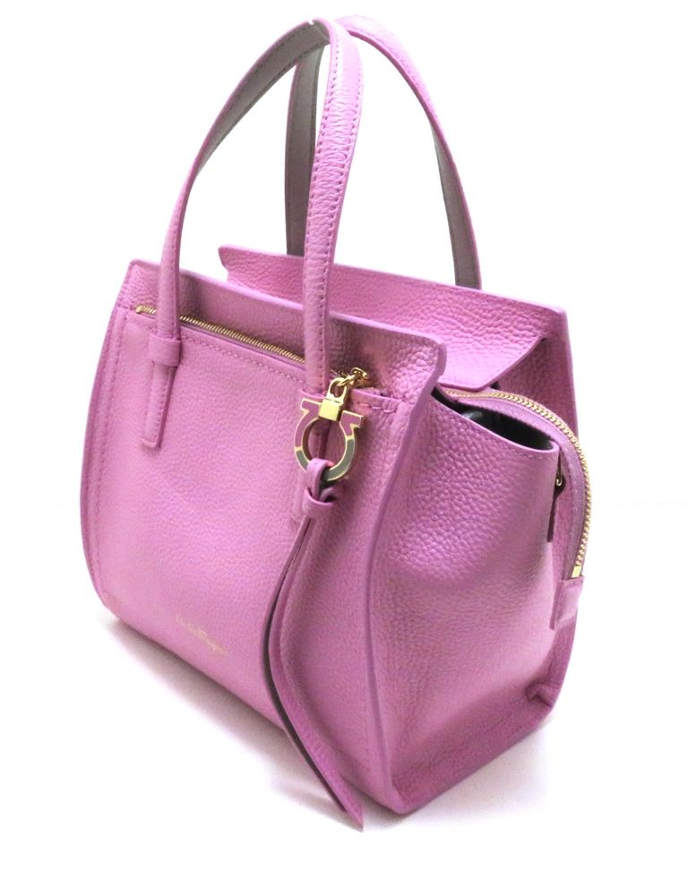 フェラガモ ハンドバッグ ピンク Salvatore Ferragamo サルヴァトーレフェラガモ バッグ ガンチーニ