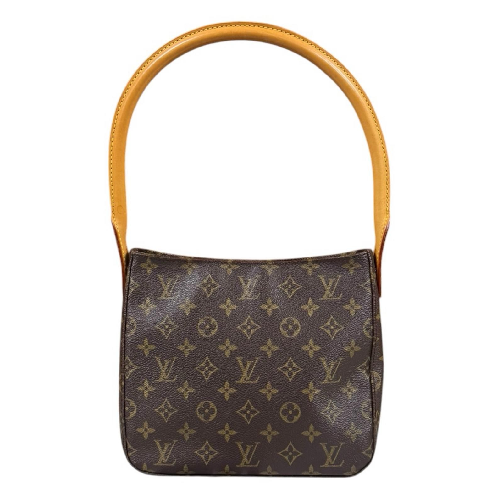 ルイヴィトン ルーピングMM モノグラム ショルダーバッグ モノグラムキャンバス M51146 ブラウン レディース LOUIS VUITTON 中古 ルイヴィトン ルイ ヴィトン