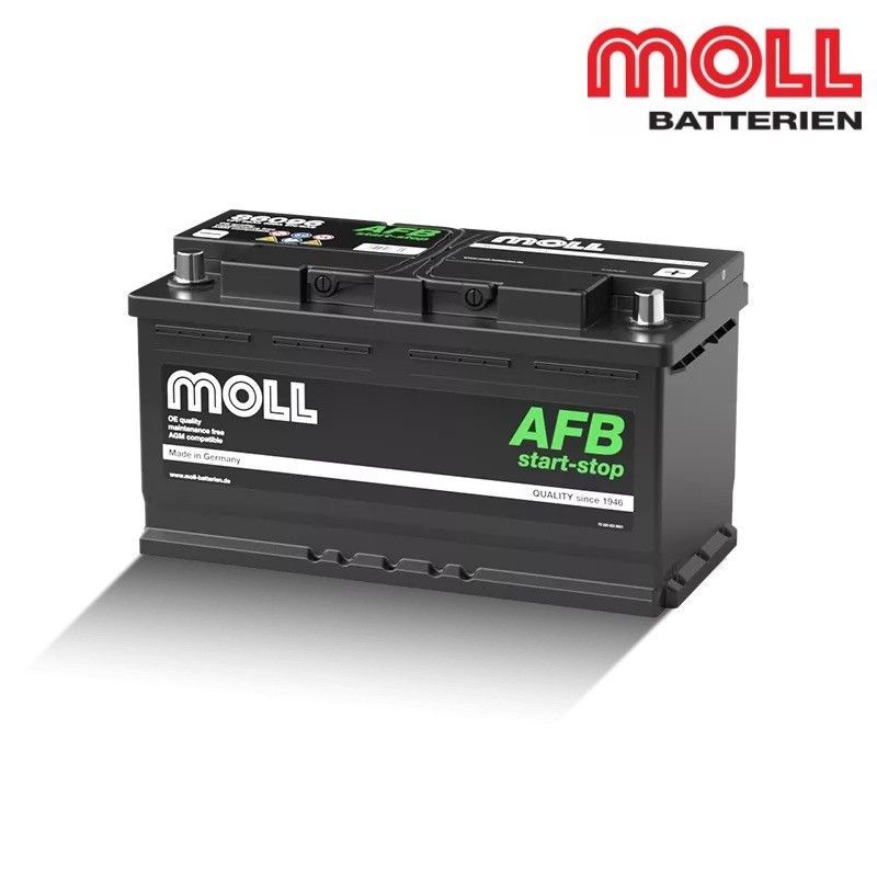MOLL バッテリー 86096 AFB(AGM) LN5 96Ah 860A MOLL最先端バッテリー ドイツ製 整備のプロが選ぶスペシャルバッテリー