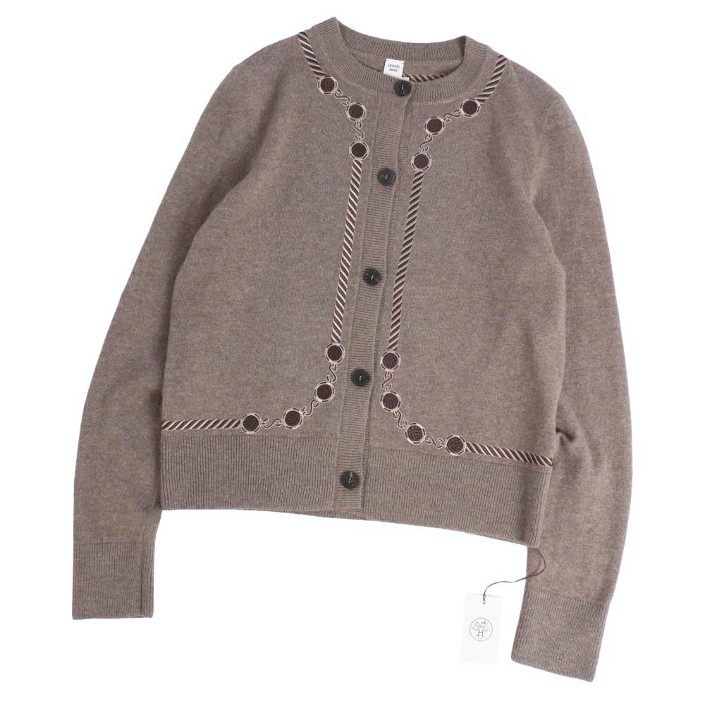 未使用 エルメス HERMES カーディガン 23AW Les Tambours