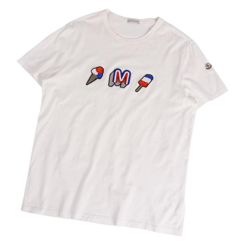 美品 モンクレール MONCLER Tシャツ カットソー ショートスリーブ 半袖