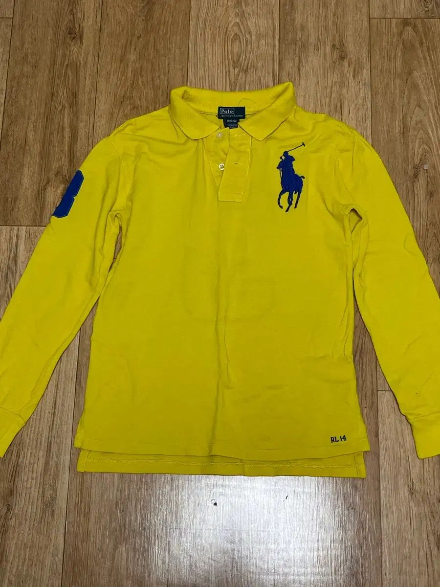 POLO ラルフローレン ビックポニー イェロー カラーTシャツ 黄