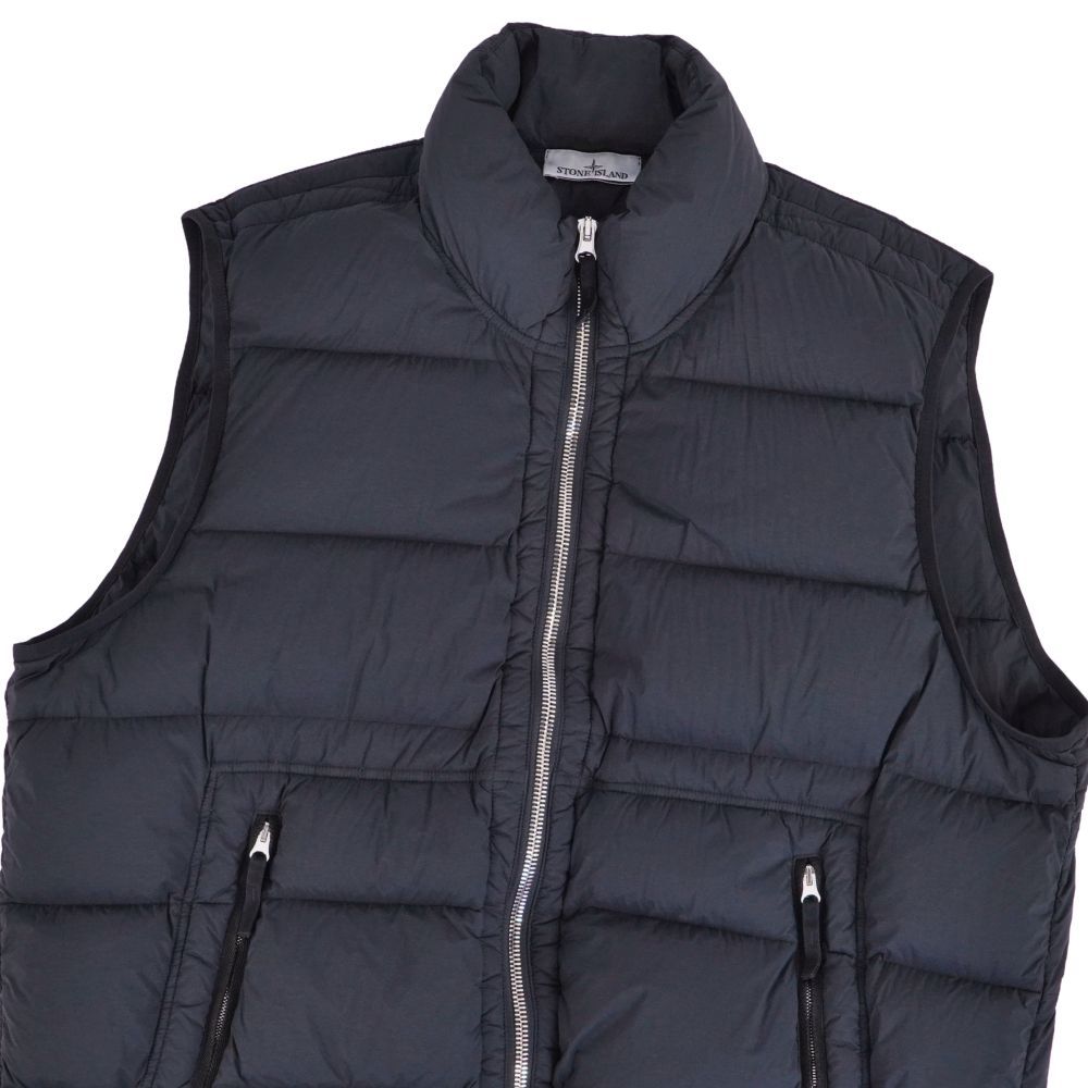 STONEストーンアイランドNYLON lダウンベストS 極美品 ストーンアイランド STONE ISLAND ベスト 2025 SEAM - メルカリ