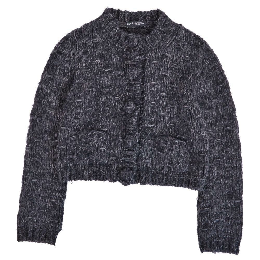 美品 ドルチェ&ガッバーナ DOLCE&GABBANA カーディガン ニット 長