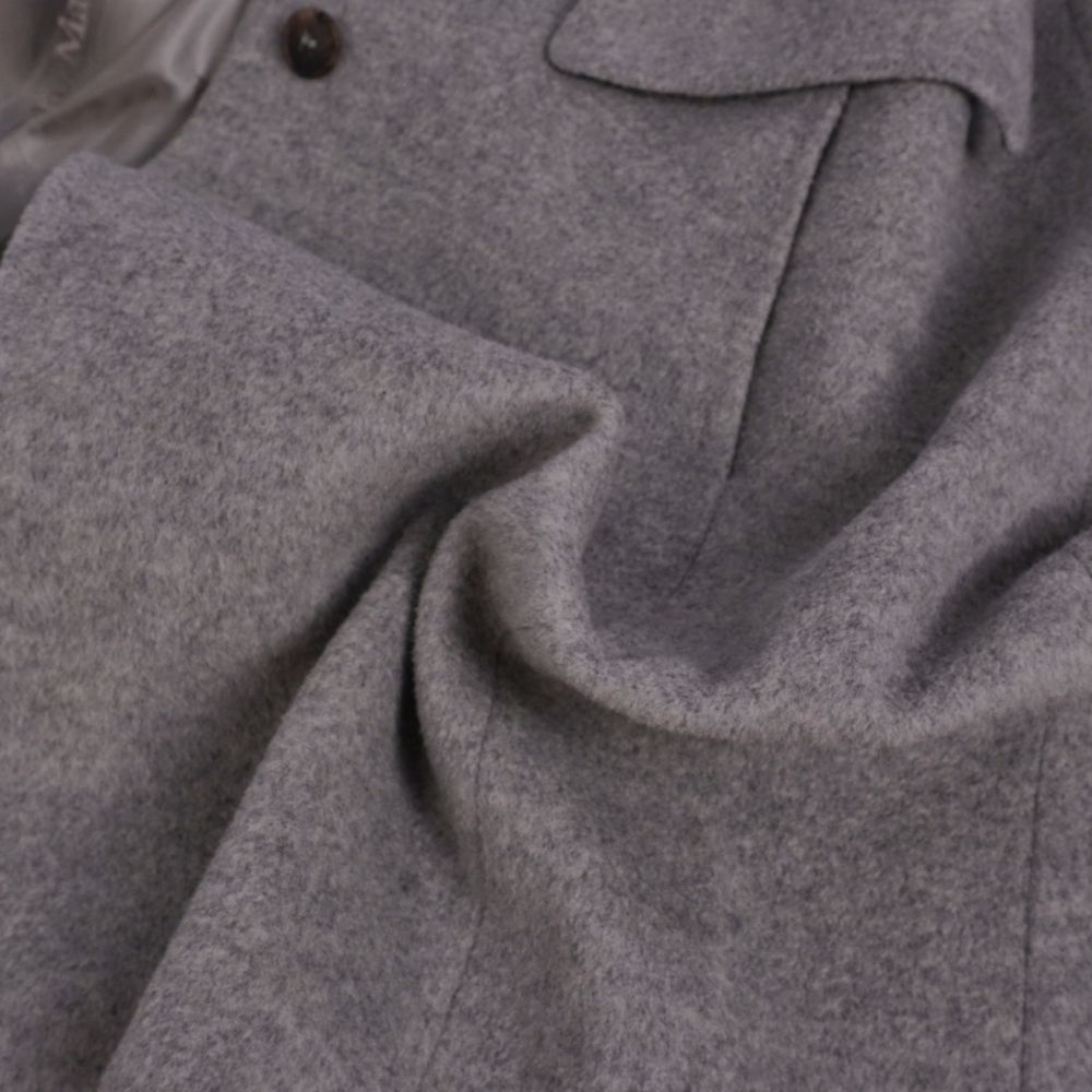 極美品 マックスマーラ Max Mara コート 白タグ チェスターコート ロン