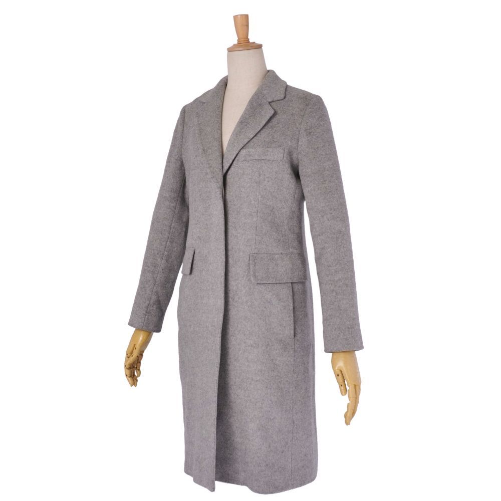 極美品 マックスマーラ Max Mara コート 白タグ チェスターコート ロン