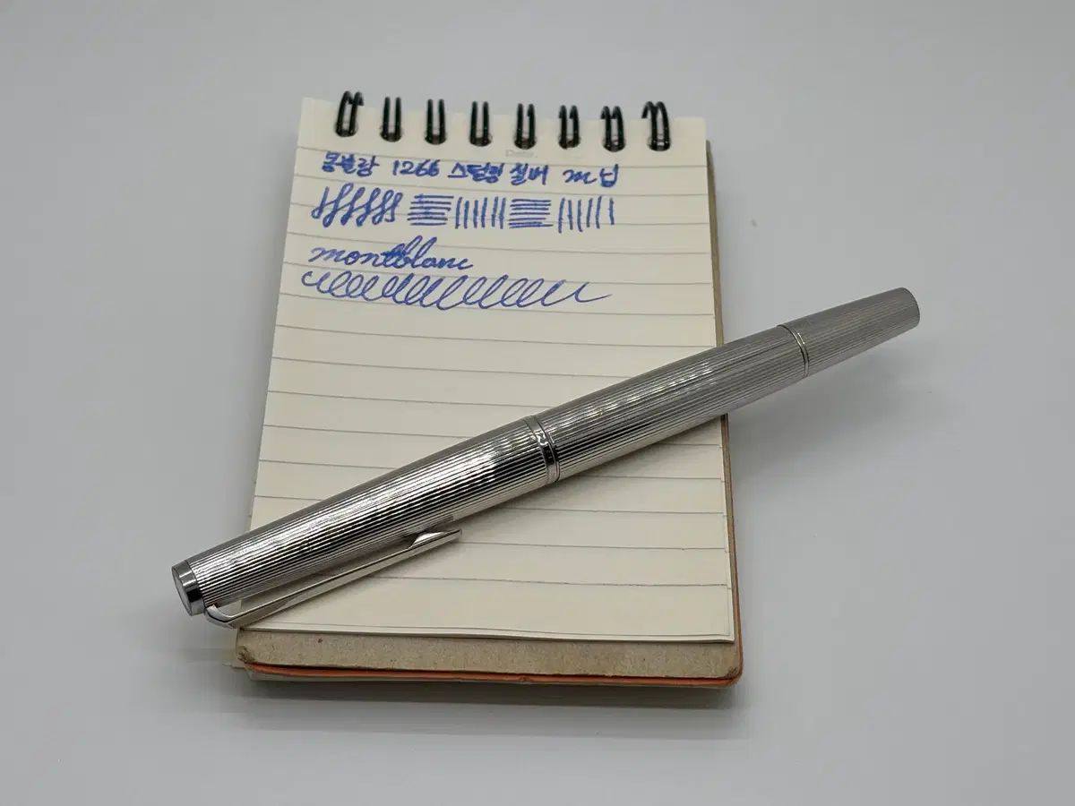 MONT BLANC ヴィンテージ 万年筆 1266 スターリング シルバー m닙