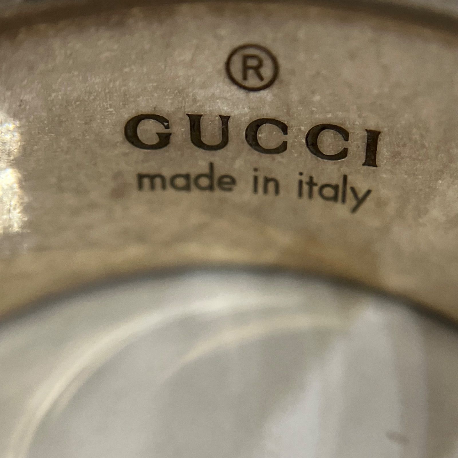 SV925 9.3g】GUCCI グッチ blind for love シルバーリング／指輪 16号