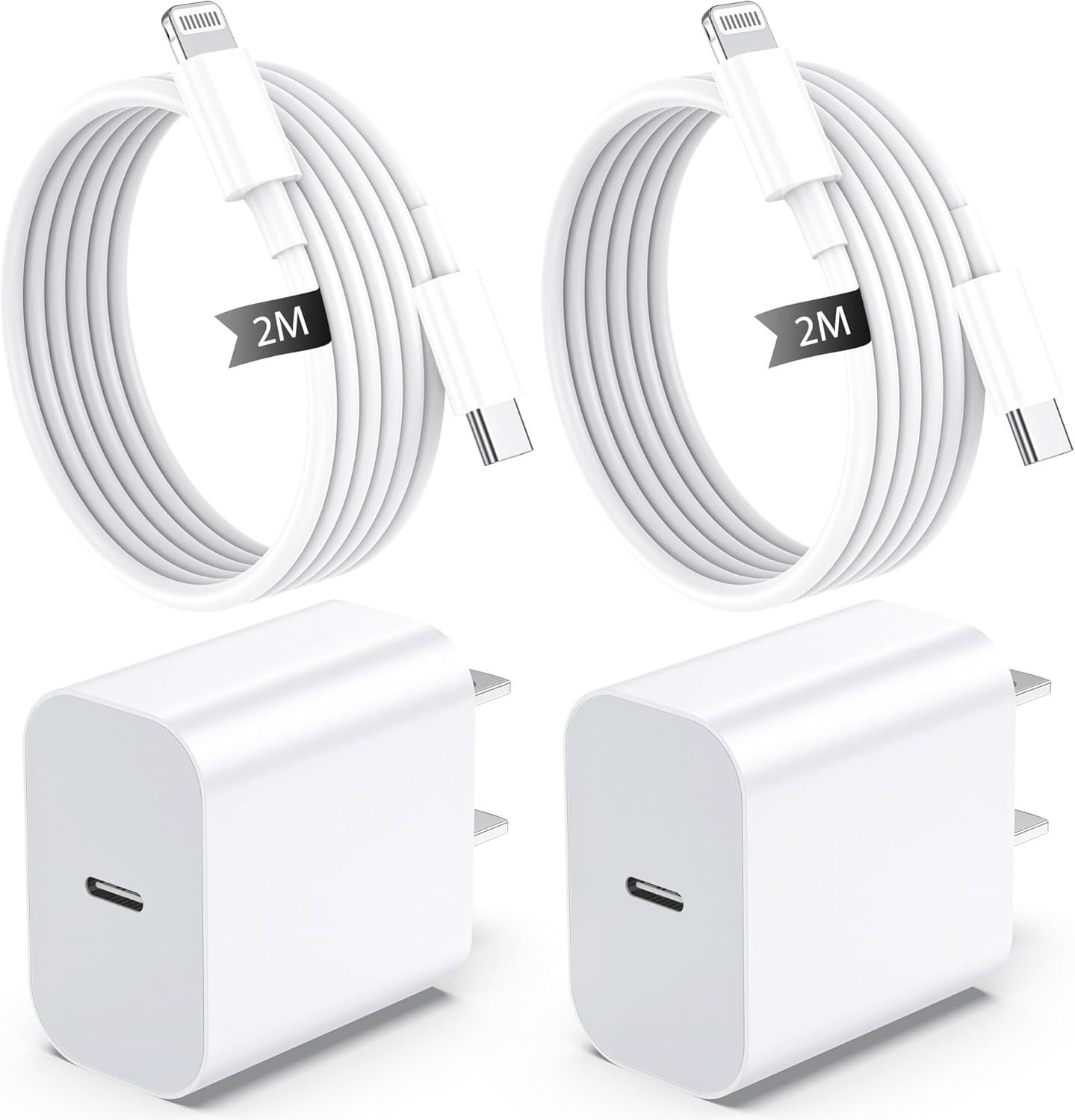 iPhone SE2 純正充電器付き iPhone 充電器 純正 PD 20W 2個セット [MFi/PSE認証済み] USB-C 急速