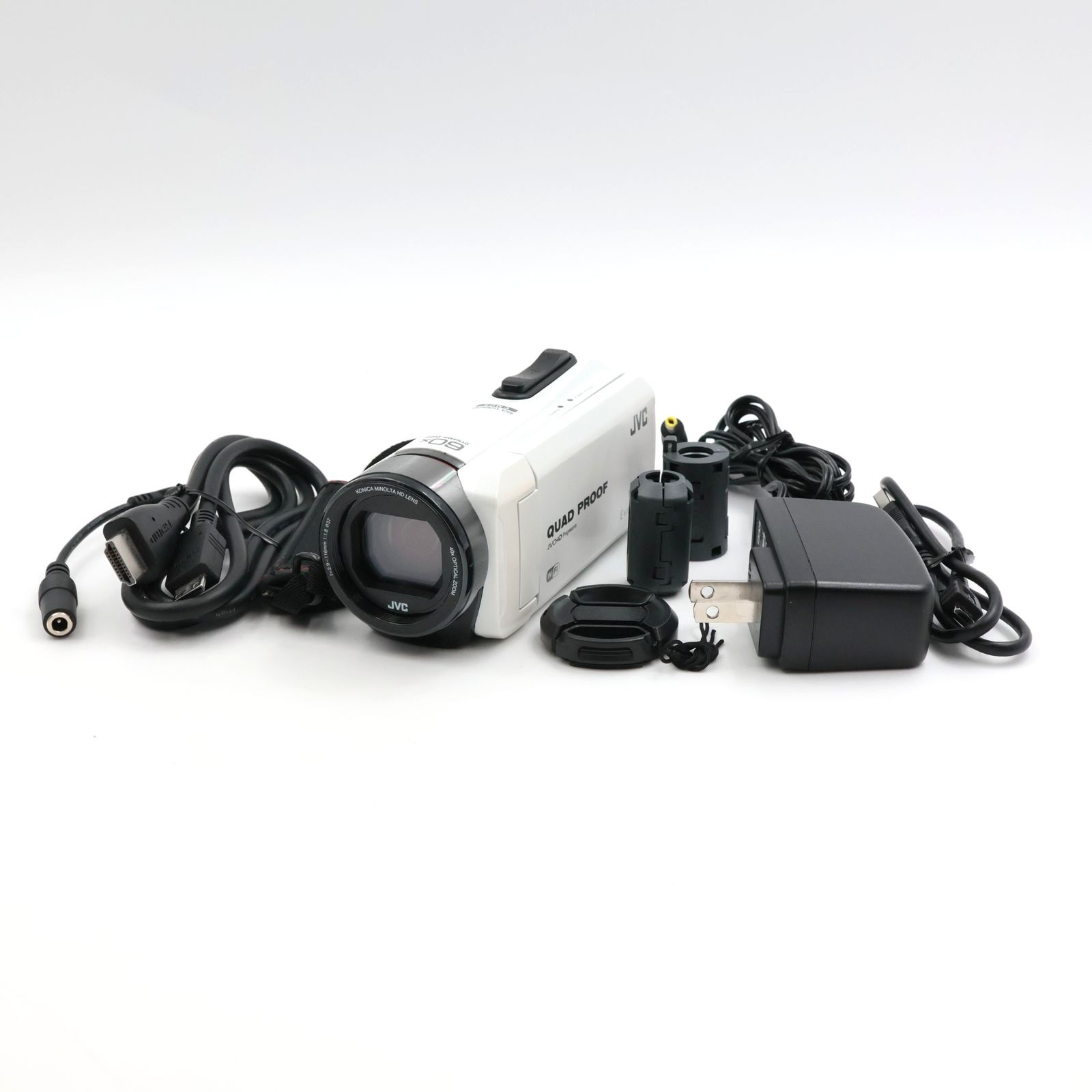 ■極上品■ JVC Everio R GZ-RX600-W ホワイト ビデオカメラ