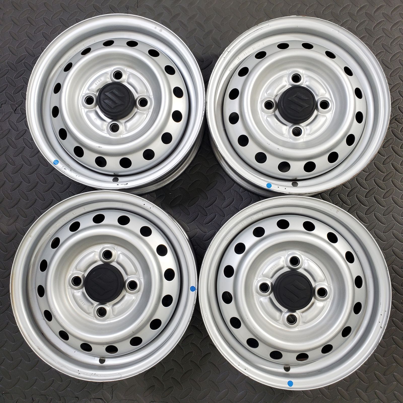 スズキ純正スチールホイール 12×4J+45 PCD100/4H キャリィ エブリイ 鉄