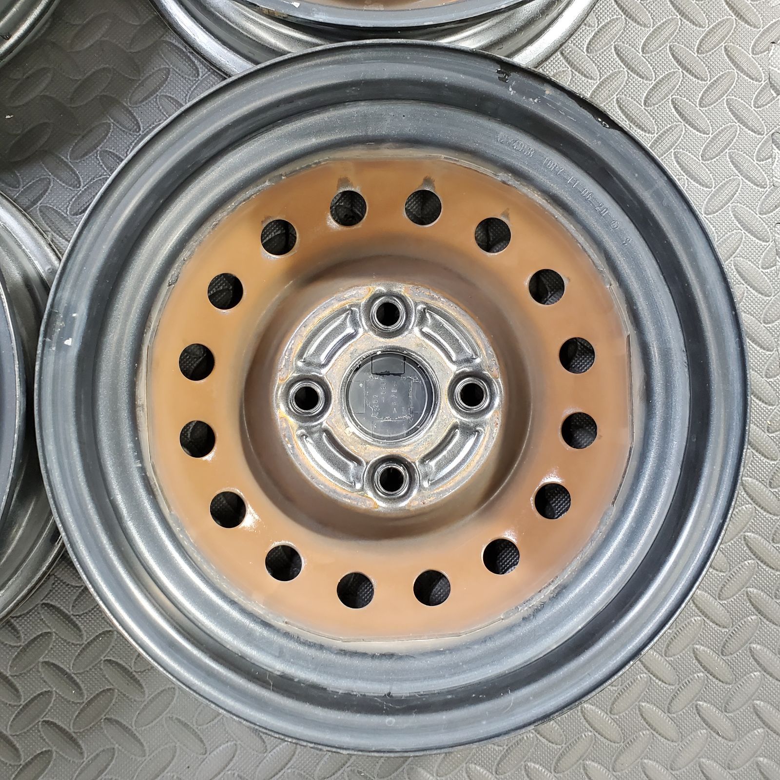 スズキ純正スチールホイール 12×4J+45 PCD100/4H キャリィ エブリイ 鉄