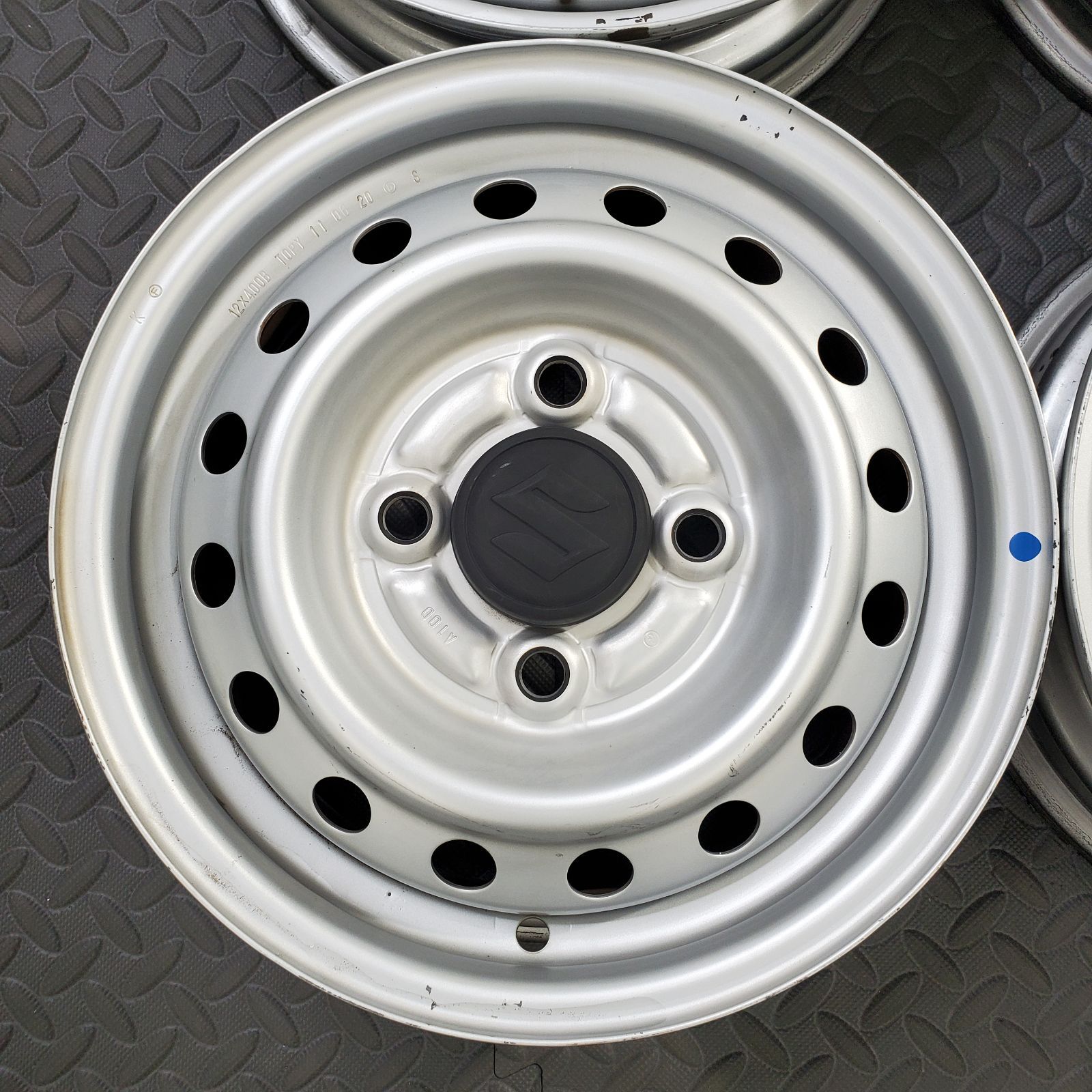 スズキ純正スチールホイール 12×4J+45 PCD100/4H キャリィ エブリイ 鉄