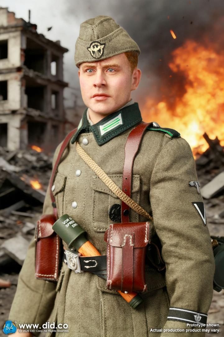 DID 1/6 WW2 ドイツ武装親衛隊 SS警察師団 ZB30機関銃手 フリードリヒ 未開封新品 D80191 Friedrich