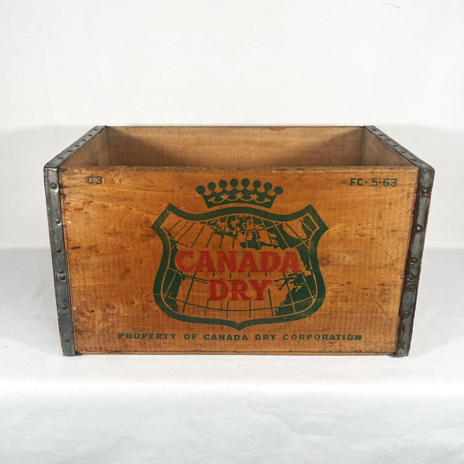 60s Canada Dry Wooden Crate カナダドライ 木箱 クレート 60年代