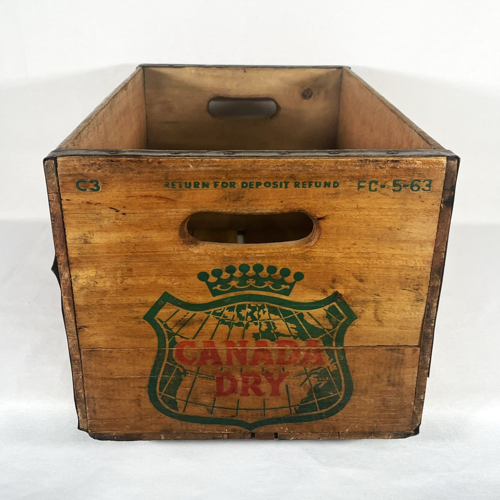 60s Canada Dry Wooden Crate カナダドライ 木箱 クレート 60年代