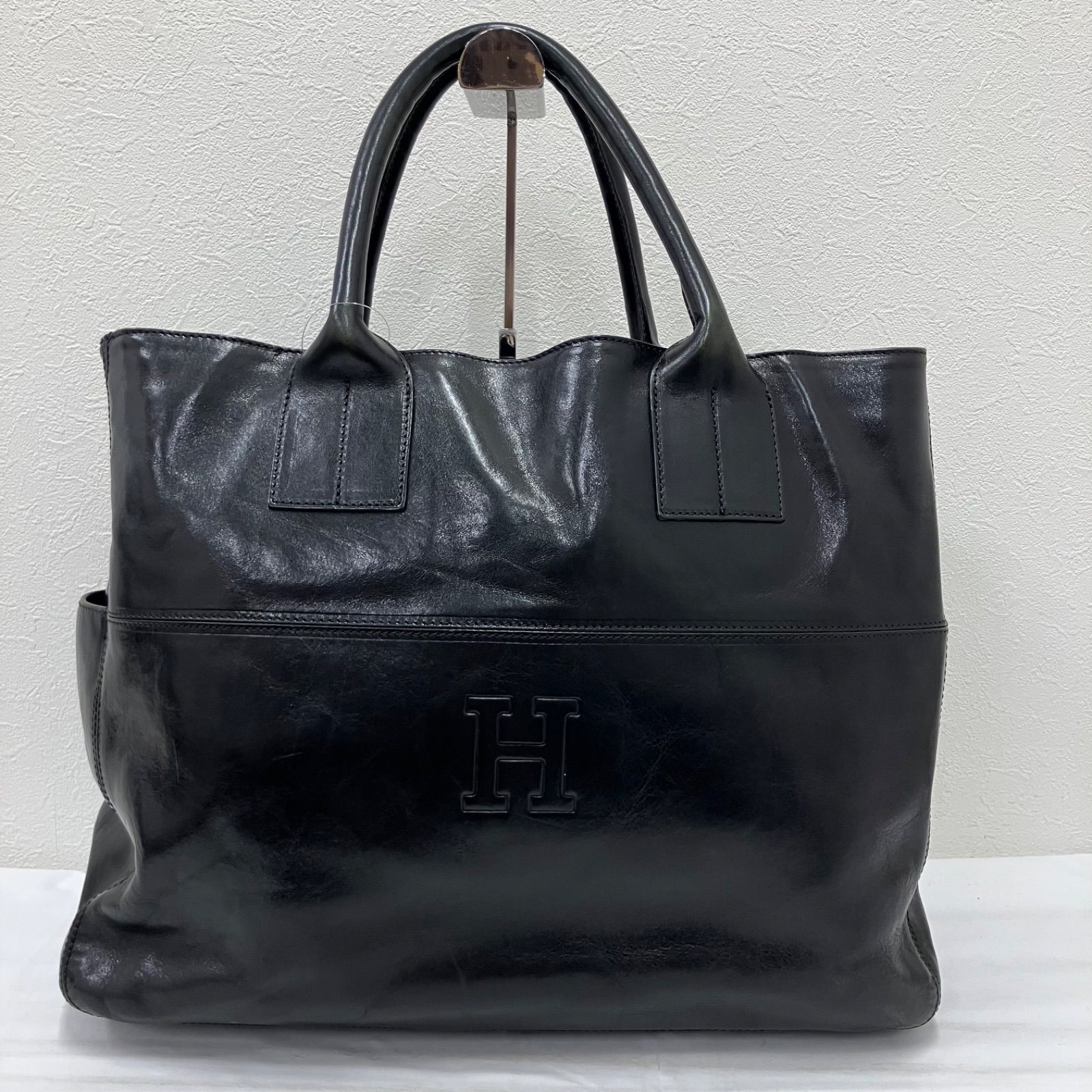 HIROFU ヒロフ バッグ Hロゴ ブラック 黒 美品✨ HIROFU ヒロフ 