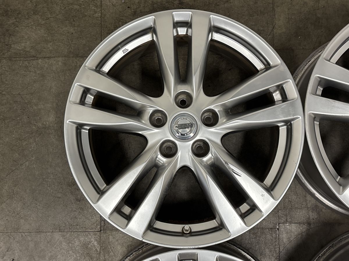 【専用出品】NISSAN エルグランド 純正 18inch 【4本】ハイグロス ハイグロス】ニッサン E52 エルグランド ハイウェイスター 純正 18in