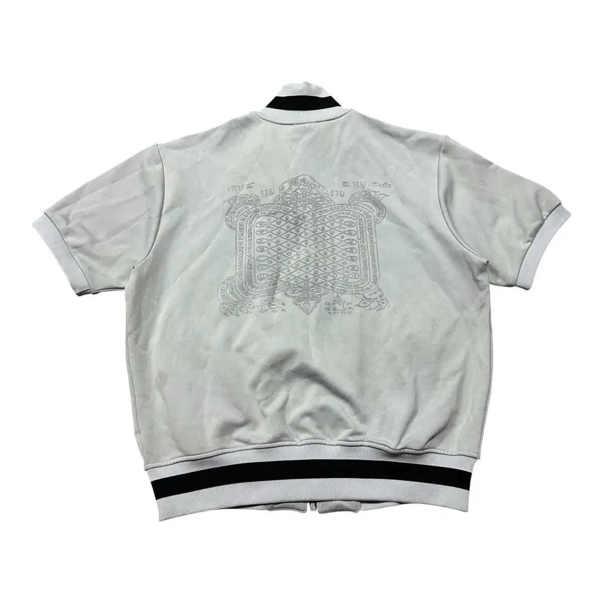 (即発送) hummel(ヒュンメル) タイ 얀トラック BIGロゴ トラックジャージ 半袖 ジャージ (レア実物)