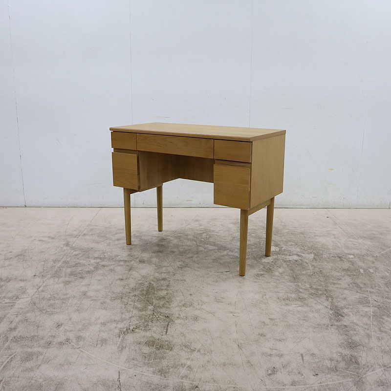 展示美品 unico ウニコ SOLK ソルク デスク/机/ドレッサー＆COUR