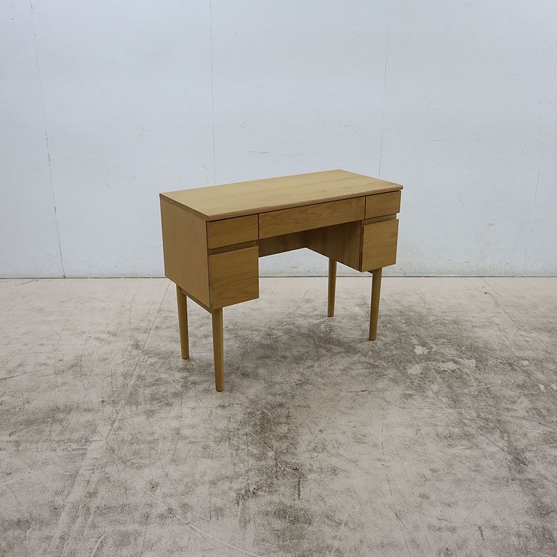 展示美品 unico ウニコ SOLK ソルク デスク/机/ドレッサー＆COUR