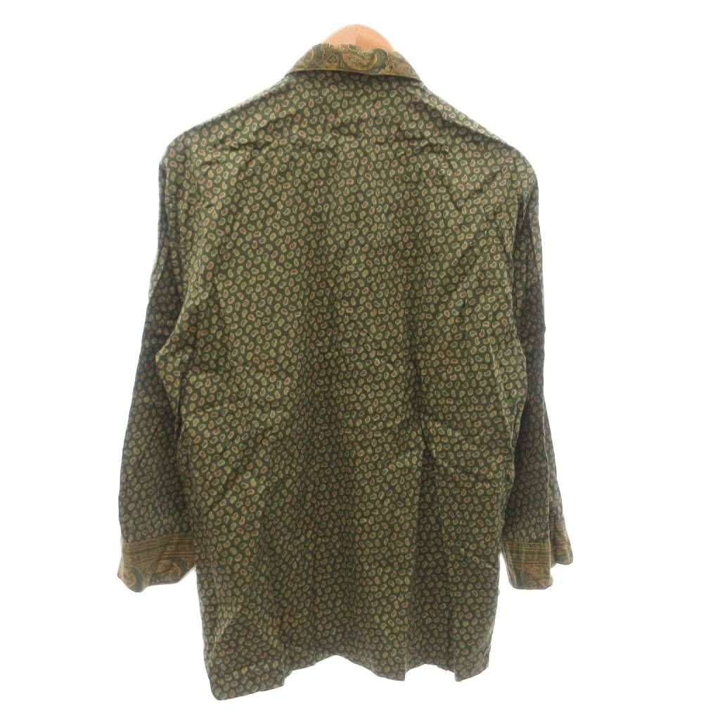 エトロ ETRO ビンテージ 美品 セットアップ パジャマ M 緑 グリーン
