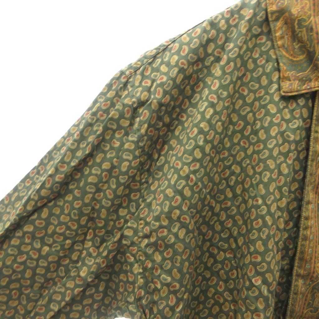 エトロ ETRO ビンテージ 美品 セットアップ パジャマ M 緑 グリーン