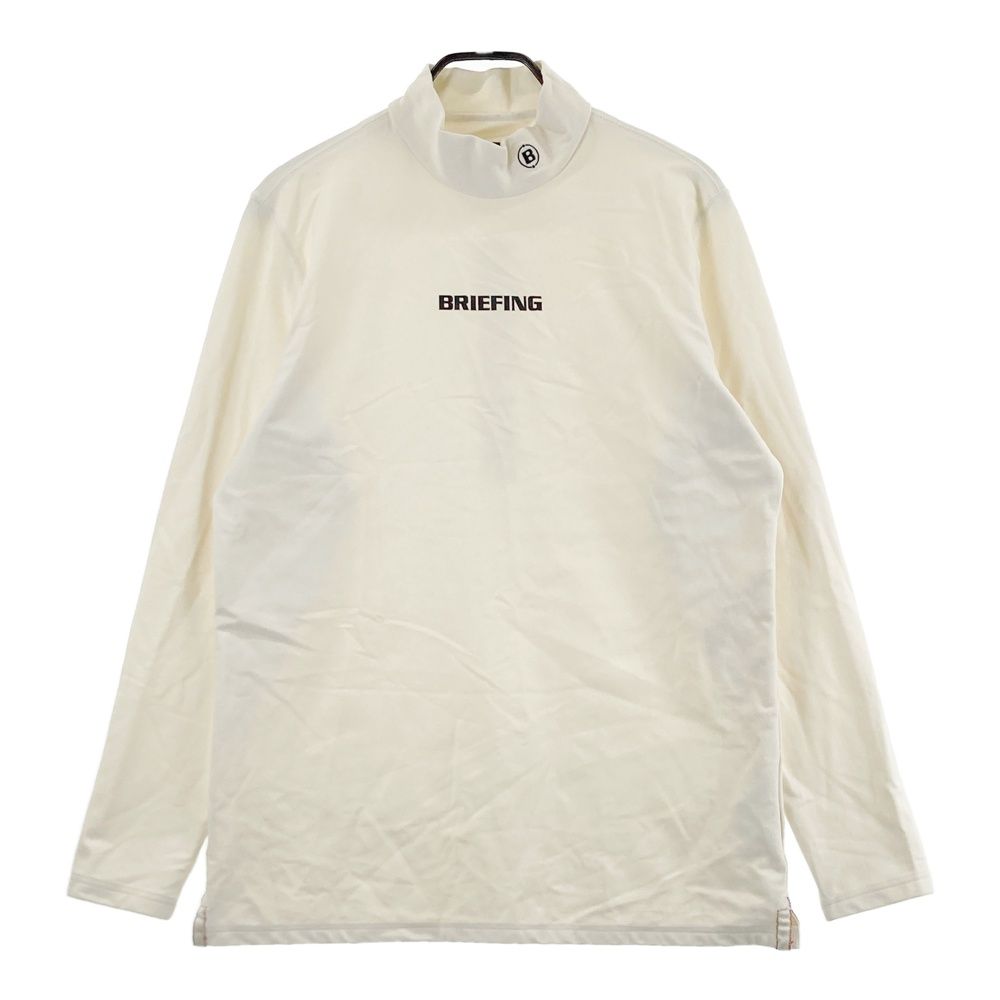 サイズ：XL BRIEFING GOLF ブリーフィング ハイネック 長袖Tシャツ 裏起毛 ホワイト系 [240101716741] ゴルフウェア メンズ ストスト