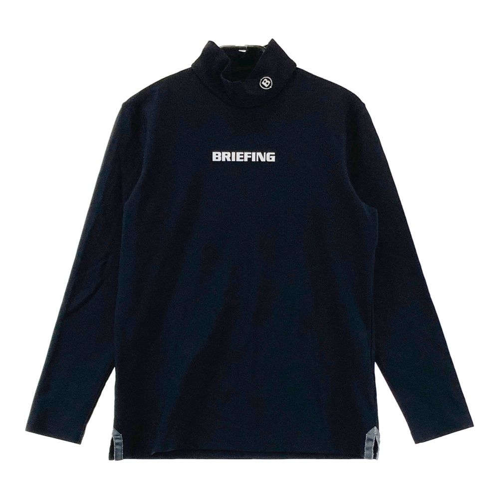 サイズ：M BRIEFING GOLF ブリーフィング 裏起毛 ハイネック 長袖Tシャツ ブラック系 [240101720825] ゴルフウェア レディース ストスト