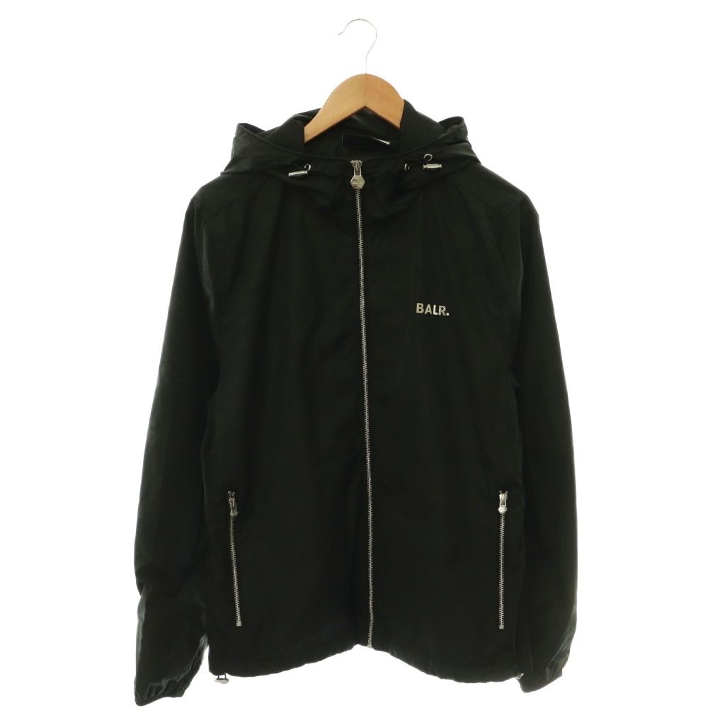 ボーラー BALR. ジップアップパーカー カモフラ 迷彩柄 ロゴ M ブラック /CX ■GY18