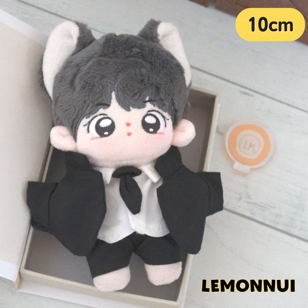 10cm 12cm ぬいぐるみ服 着せ替え ぬい服 紳士 ちびぬい 黒 ぬい活
