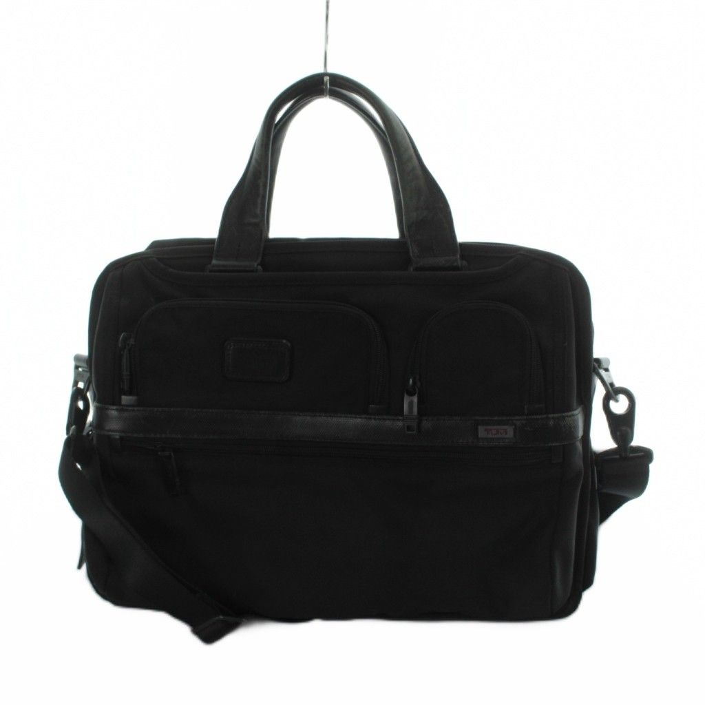 トゥミ TUMI 26141D2 ALPHA2 ビジネスバッグ ショルダー 2WAY ロゴ ブリーフケース 黒 ブラック ■GY18 /MQ