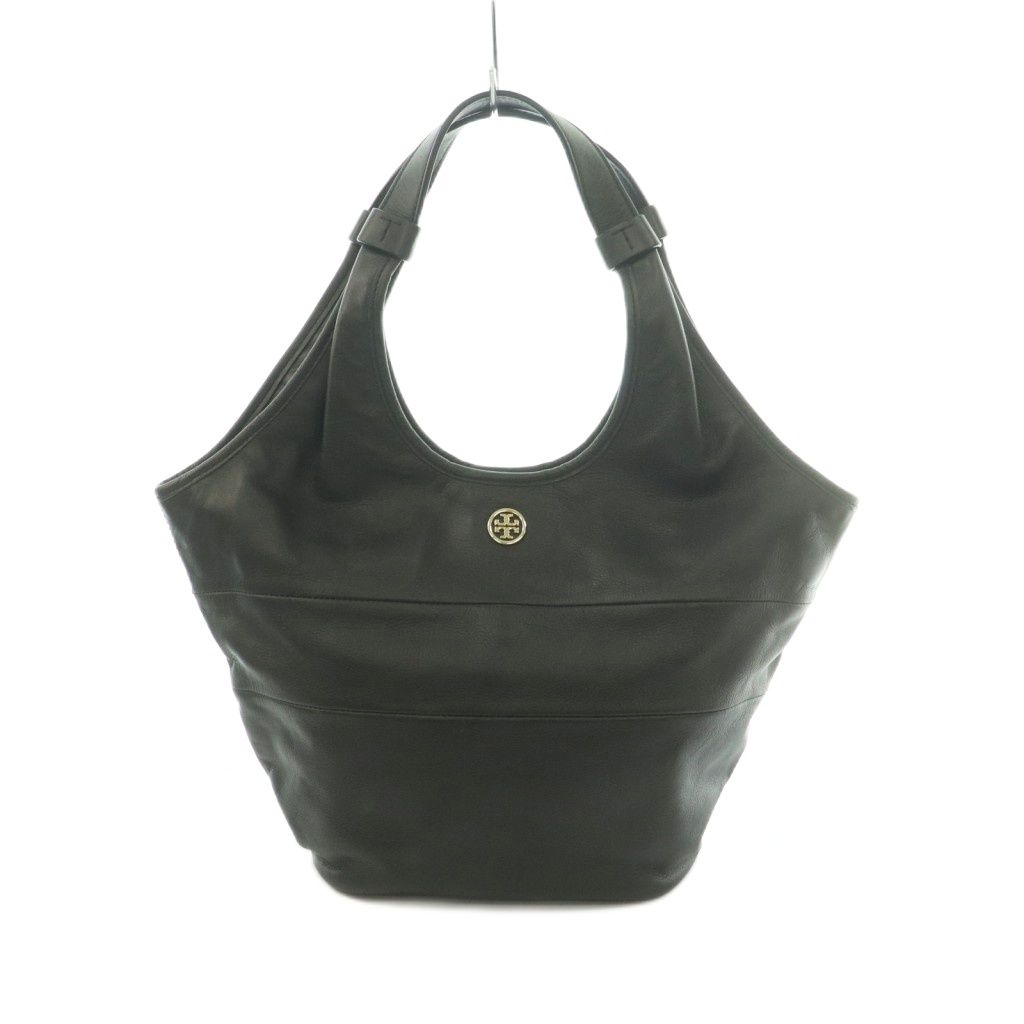 トリーバーチ TORY BURCH ハンドバッグ レザー 黒 ブラック /MI ■GY18