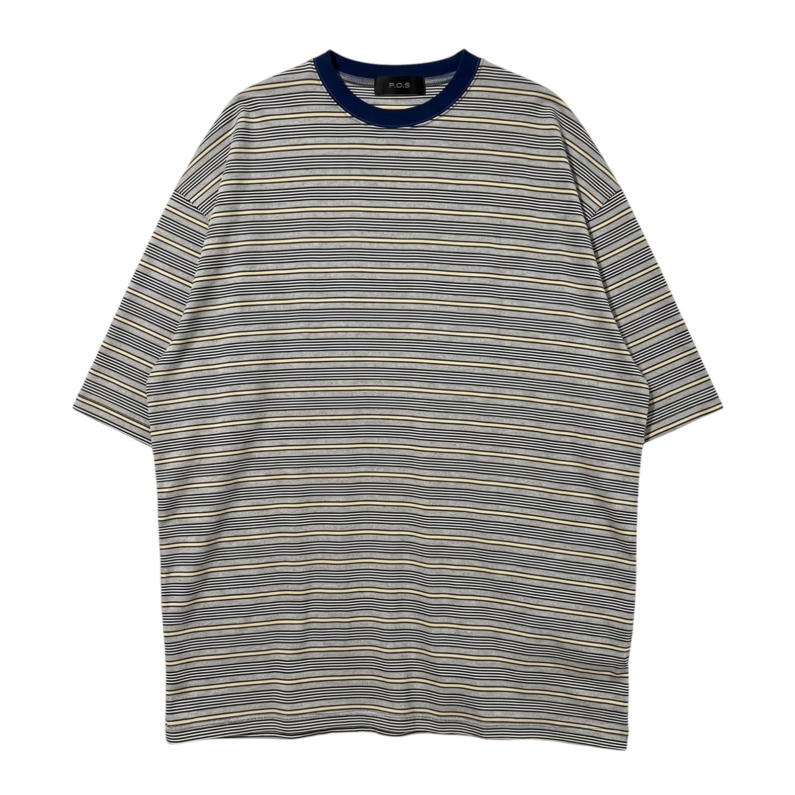 P.O.S OVERSIZE BORDER TEE