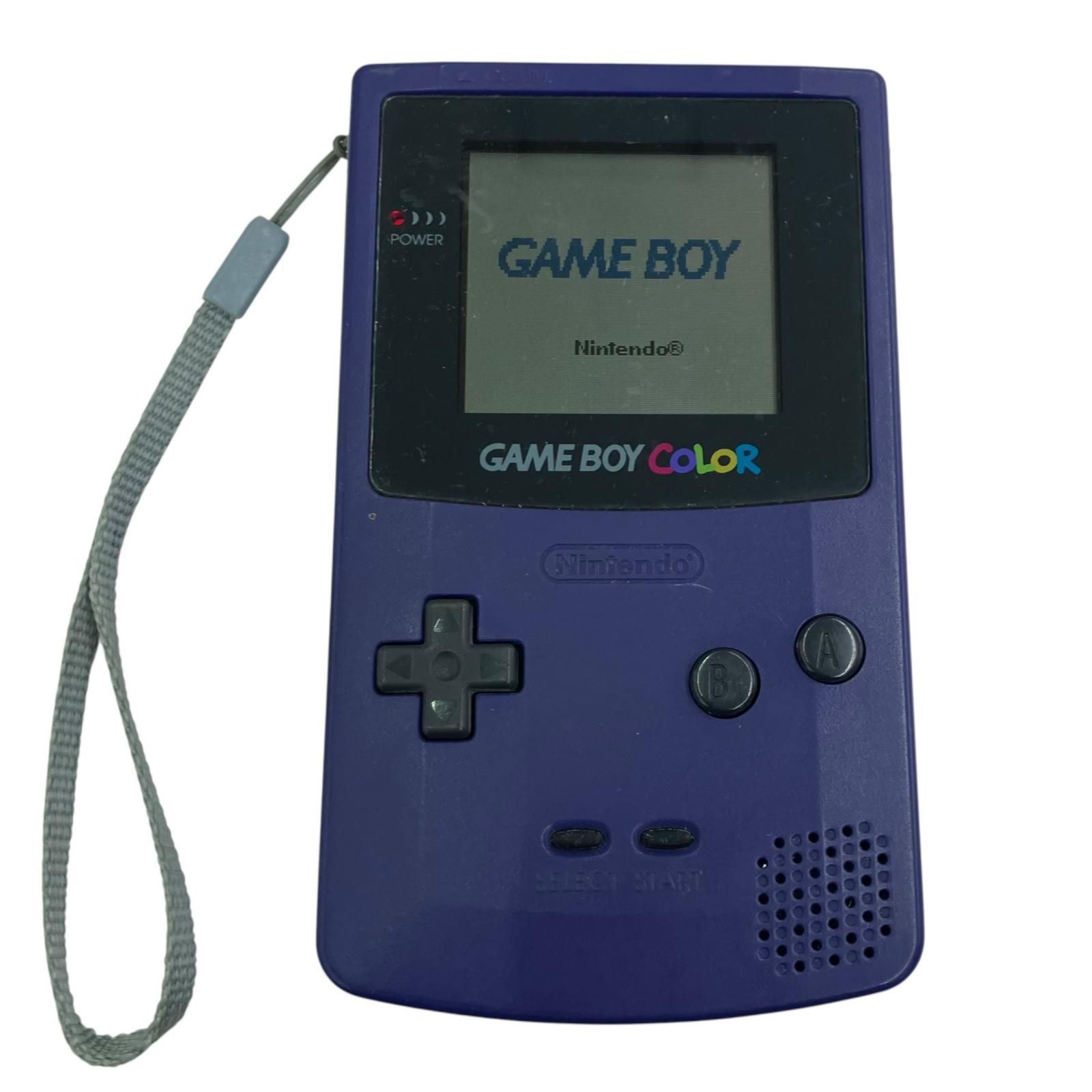 186000 動作確認済み Nintendo 任天堂 ニンテンドウ ゲームボーイカラー CGB-001 パープル