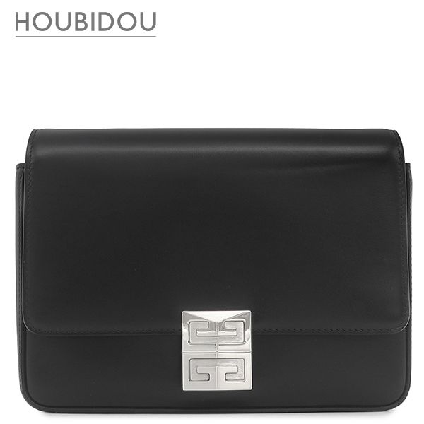 ジバンシイ GIVENCHY ショルダーバッグ レザーボックス 4Gバッグ レザー ブラック シルバー金具 黒 ショルダー ロゴ BB50HDB15S 【保存袋】【中古】