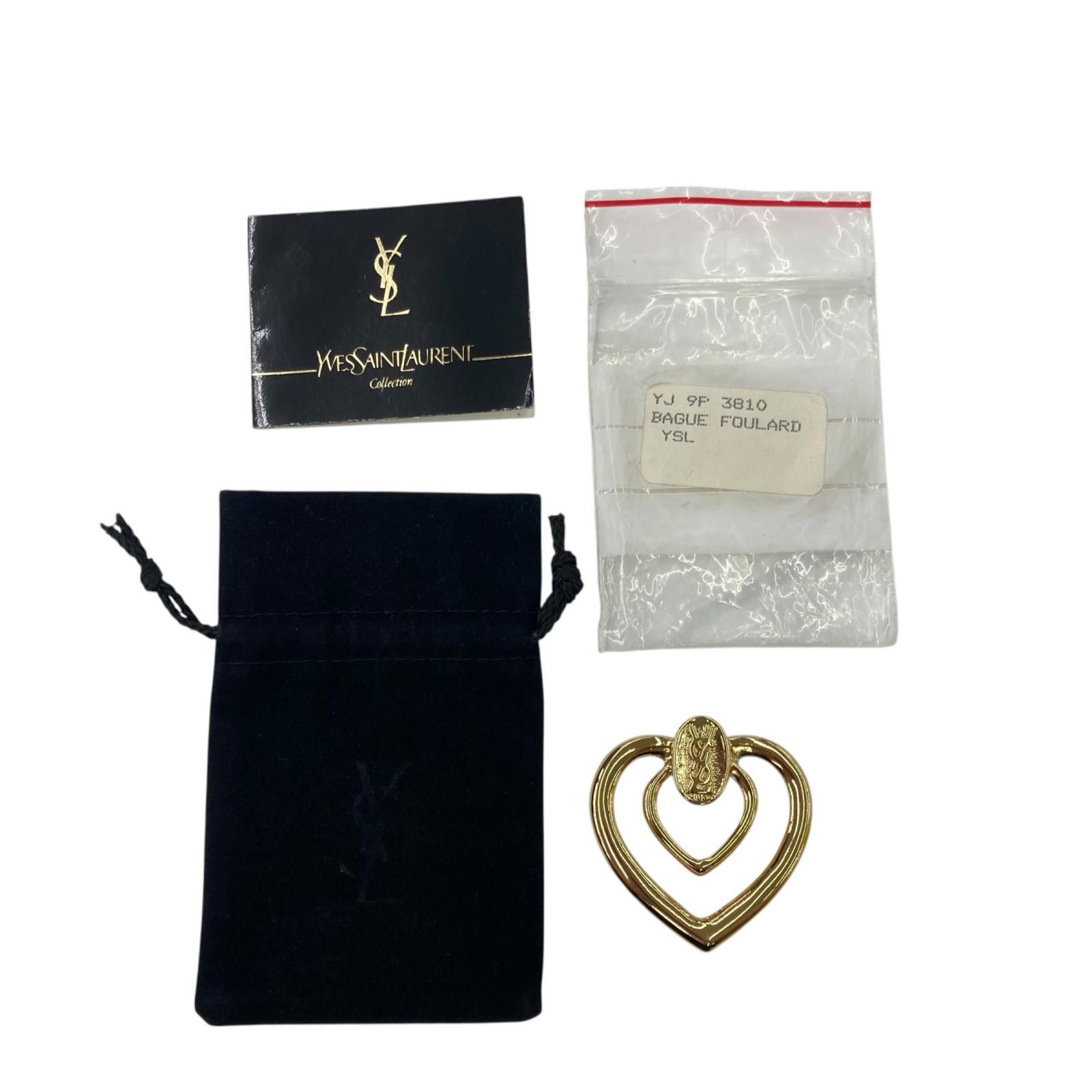 186005 現状品 YVES SAINT LAURENT イヴ・サンローラン スカーフリング