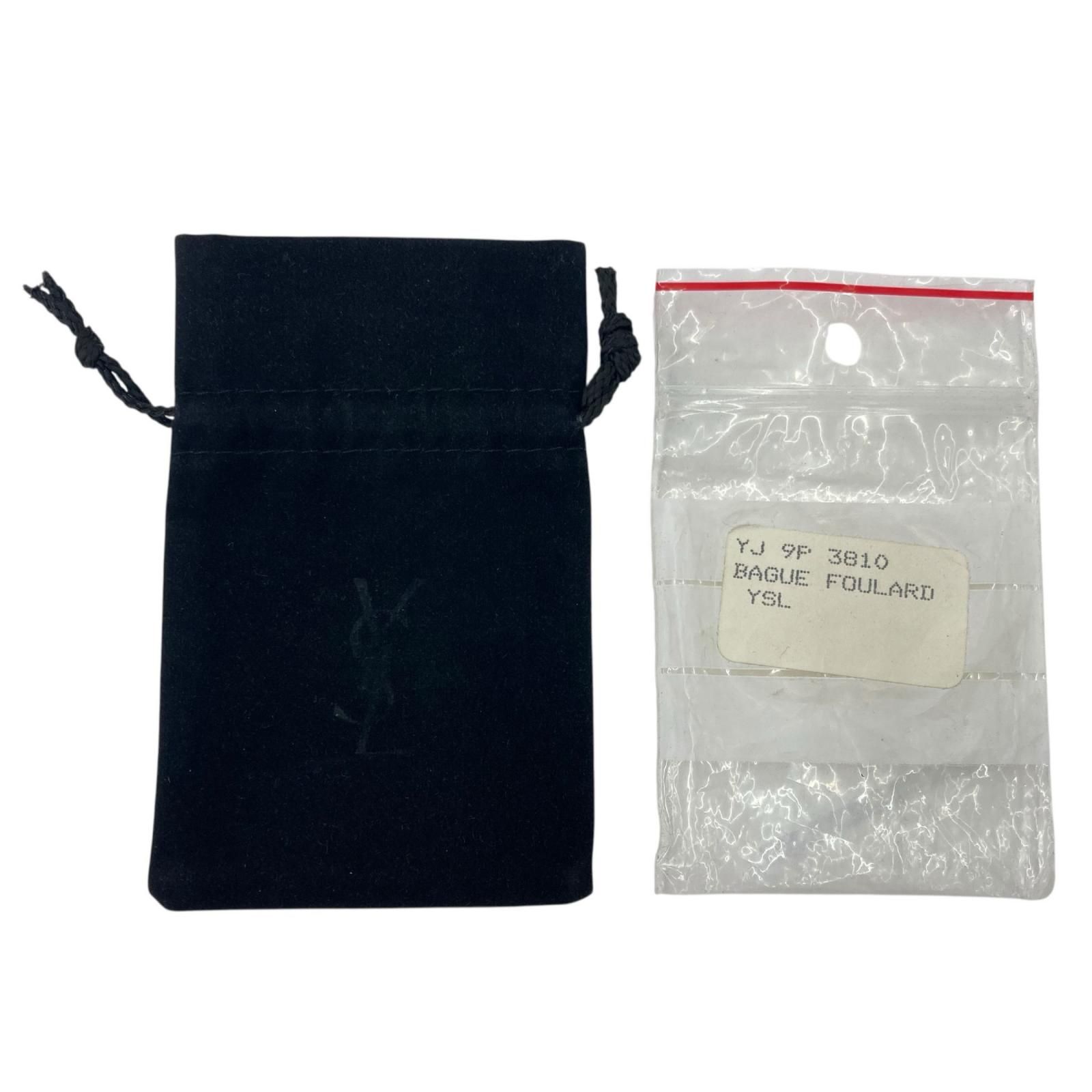 186005 現状品 YVES SAINT LAURENT イヴ・サンローラン スカーフリング