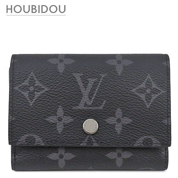 ルイヴィトン LOUIS VUITTON 三つ折り財布 ヴィクター ウォレット モノグラムエクリプス モノグラムエクリプス シルバー金具 コンパクトウォレット M12598 RFID 【箱】【中古】
