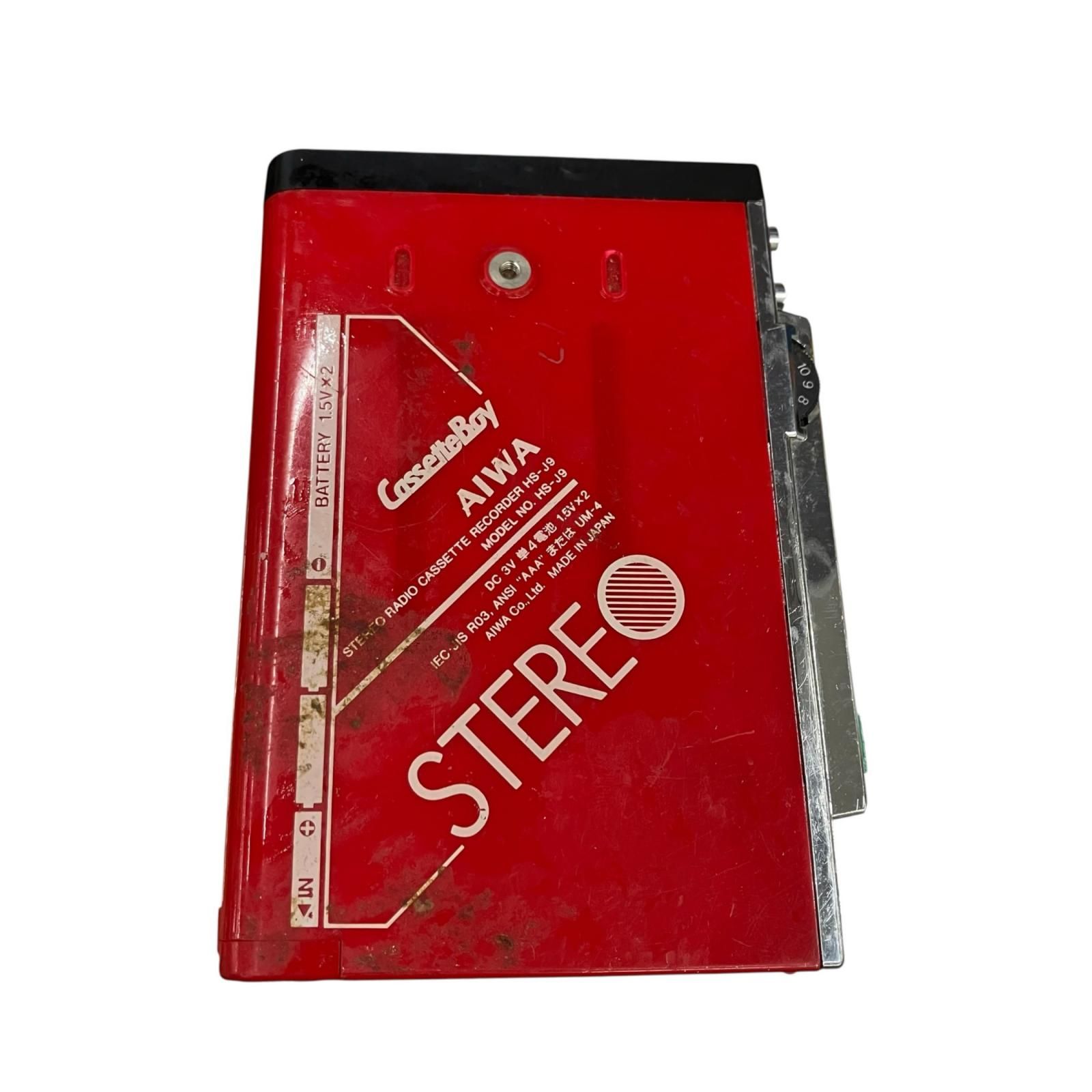 AIWA カセットボーイ HS-J9 動作未確認 ジャンク 199990 動作未確認 AIWA カセットボーイ HS-J9 レッド TV/AM/FM - メルカリ