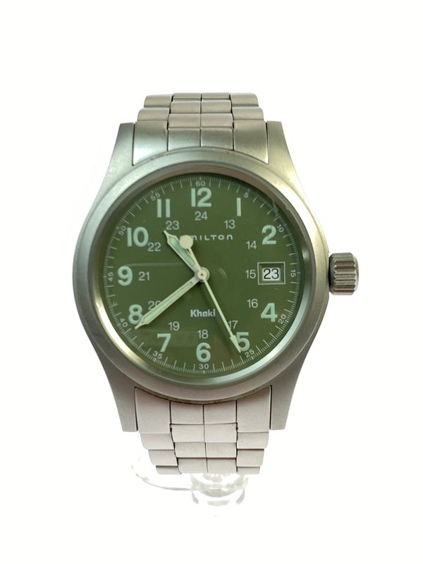 【中古品】 HAMILTON ハミルトン KHAKI FIELD カーキ フィールド クォーツ腕時計 6361 ウォッチ 【195-260624-hu-18-min】