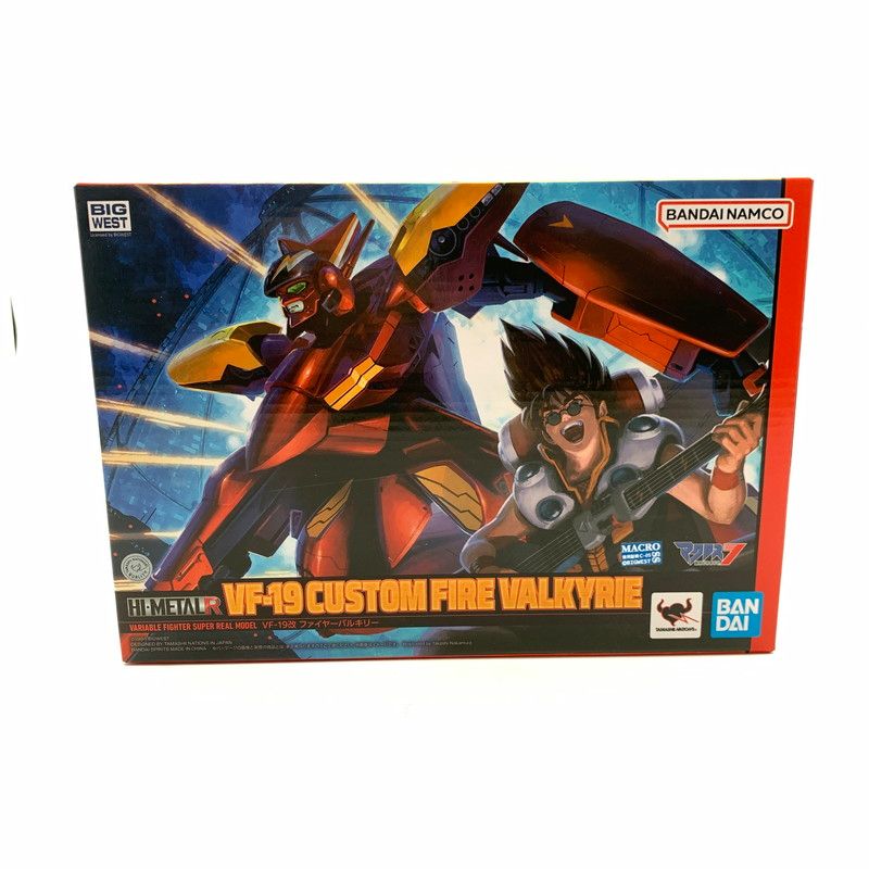 【中古美品】 未開封 マクロス7 HI-METAL R VF-19改 ファイヤーバルキリー 【057-260624-ky-30-fuz】