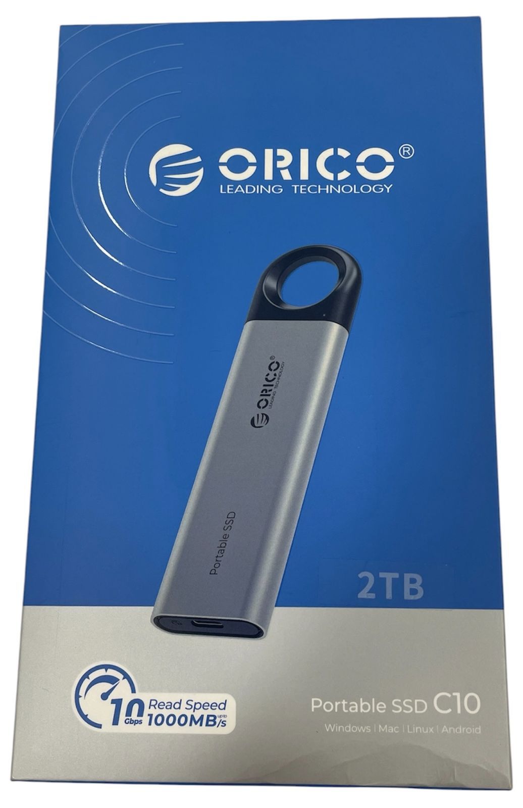 【管理番号-P】ORICO ポータブルSSD C10 2TB 現状品