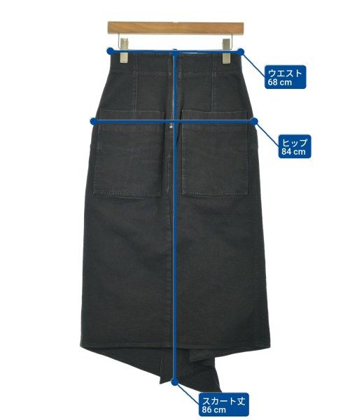 未使用 タグ付き Tibi クロコ型押しスカート メルカリ