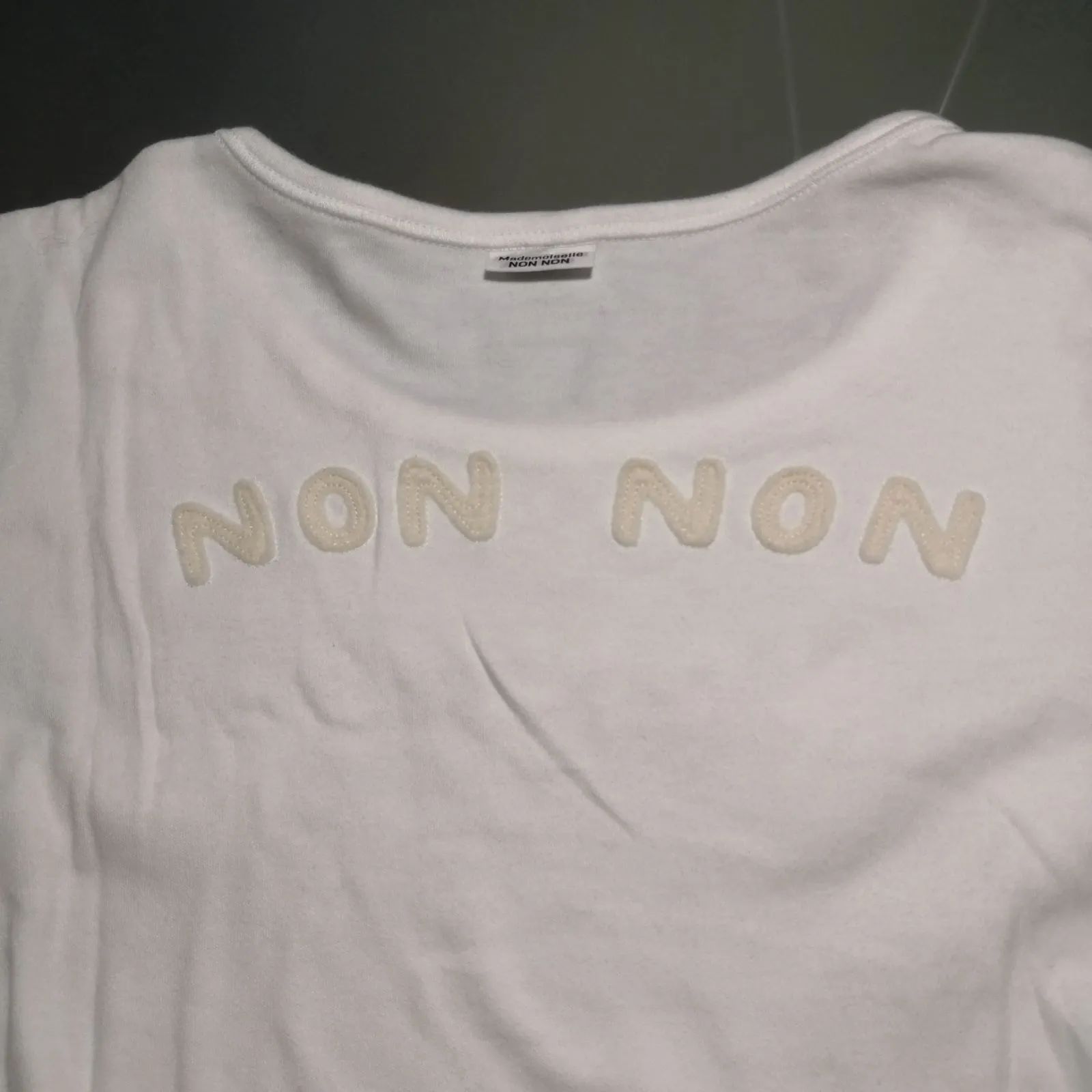 Mademoiselle NON NON マドモアゼルノンノン ロゴ Tシャツ カットソー