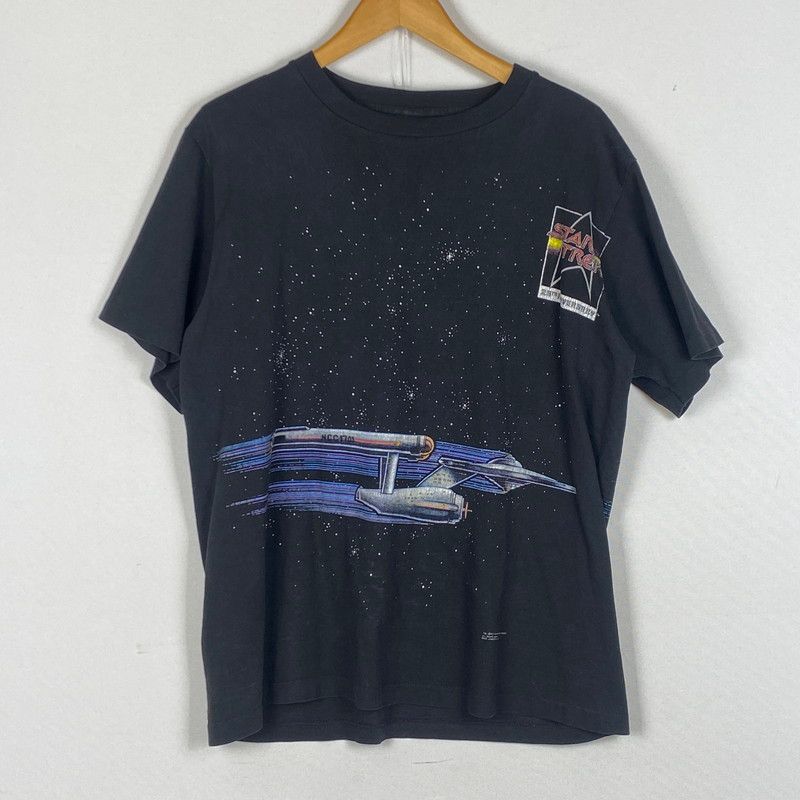 【中古品】 CHANGES チェンジズ 90's 25ANNIVERSARY STARTREK TEE 90年代 25周年 スタートレック Ｔシャツ 半袖 トップス 【145-260624-sa-16-tei】