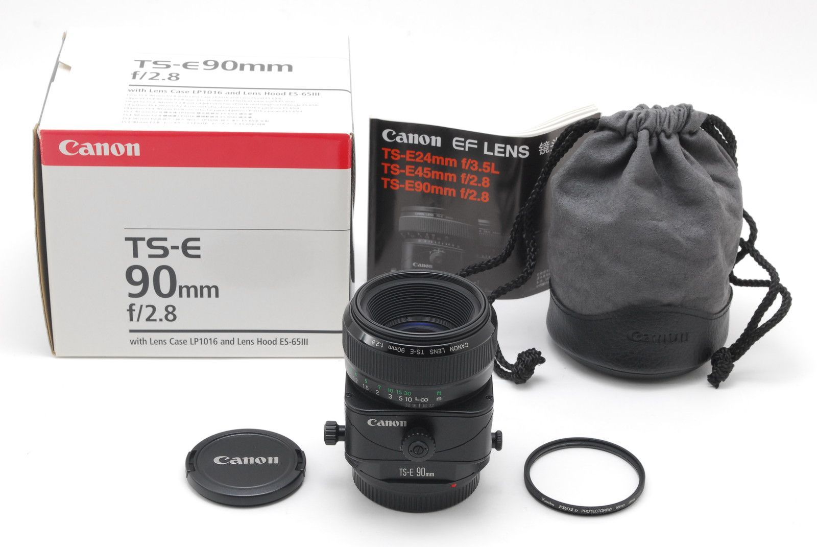 【超美品】Canon キャノン TS-E TS E 90mm f/2.8 Tilt Shift Lens EF mount 54,540円
